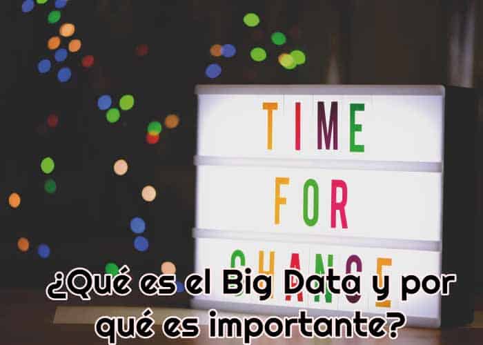 que es big data y su importancia
